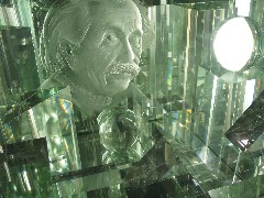 Albert Einstein art at Air and Space Museum Washington DC