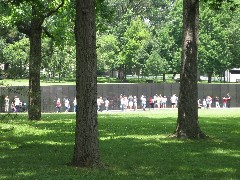 Vietnam Veterans Memorial in Washington DC