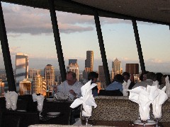 from Skyview Restaurant Space Needle Washington State; Seattle