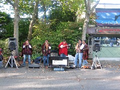 Quichas Mashis; Ecuadorian Band near Space Needle; Washington State; Seattle
