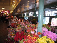 Farmers Market; Washington State; Seattle; flowers