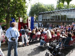 puppet show at Italian festival; Washington State; Seattle