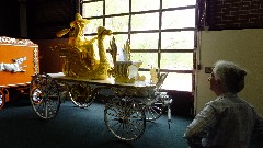wagon; Ruth Bennett McDougal Dorrough; Ringling Circus World Baraboo, WI