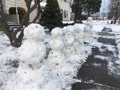 Us; Canandaigua; Snowmen