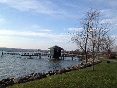 North end of Canandaigua Lake behind Steamboat Landing