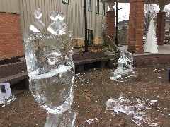 Ice Sculptures; Downtown Canandaigua