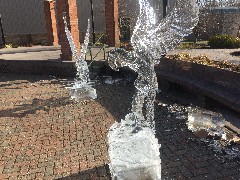 Ice Sculptures; Downtown Canandaigua