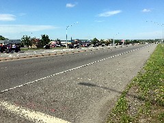 Daily Walk; Motorcycle parade supporting police