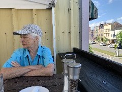 Ruth Bennett McDougal Dorrough; Kix Restaurant; Canandaigua, NY