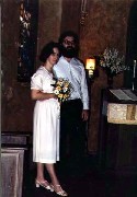 Ruth Bennett McDougal Dorrough; Dan Dorrough; wedding Garrett Chapel