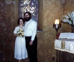 Ruth Bennett McDougal Dorrough; Dan Dorrough; Family Our Wedding; Garrett Chapel