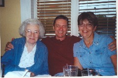 Julia (Judy) Kish Dorrough; Bill Stout; Norma Stout; family