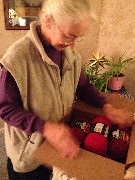 Ruth Bennett McDougal Dorrough; knitting yarn; Christmas