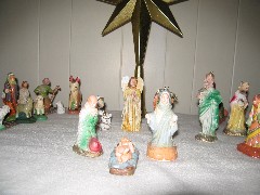 Christmas Ornaments inherited from Alice Haydock Bennett