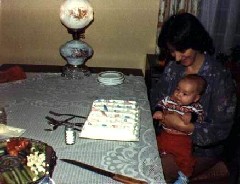 Ruth Bennett McDougal Dorrough; baby Ben Dorrough;