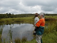 Jacob Wheeler; Ruth Bennett McDougal Dorrough; FLT pond; near the jump off