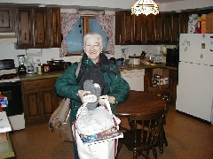 Ruth Bennett McDougal Dorrough; kitchen Canandaigua NY