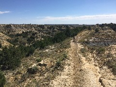 Ruth Bennett McDougal Dorrough; North Dakota; Maah Daah Hey Trail