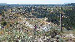 horse riders; Maah Daah Hey Trail; Medora, ND