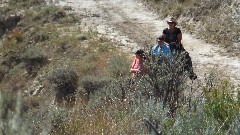 horse riders; Maah Daah Hey Trail; Medora, ND