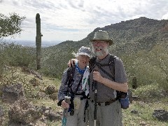 Ruth Bennett McDougal Dorrough; Dan Dorrough; Pass Mountain Trail Superstition Mountains AZ