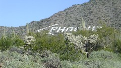 Arizona; Superstition Mountains
sign Phoenix