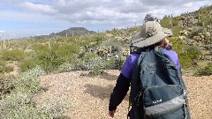 Demetria Sapienza; Pass Mountain Trail Superstition Mountains