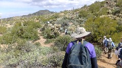 Demetria Sapienza; Pass Mountain Trail Superstition Mountains