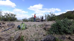 Barb Nickerson; Roy Tellini; Pass Mountain Trail Superstition Mountains AZ