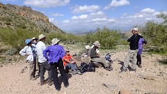 Barb Nickerson; Phil Sapienza; Pass Mountain Trail Superstition Mountains AZ