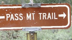 Pass Mountain Trail Superstition Mountains AZ
sign pass mt trail