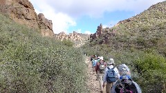 Ruth Bennett McDougal Dorrough; Sonoran Desert - Peralta Cave Loop Trail, AZ