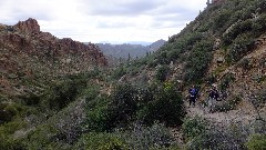 Demetria Sapienza; Sonoran Desert - Peralta Cave Loop Trail, AZ