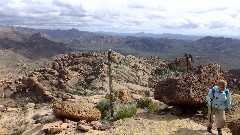 Marge Rearick; Sonoran Desert - Peralta Cave Loop Trail,