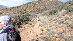 Ruth Bennett McDougal Dorrough; Reavis Mountain Trail, AZ