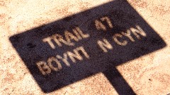 sign Trail 47; Boynton N Canyon