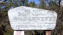 sign Red Rock Secret Mountain Wilderness; Coconin NAtional Forest
Bear Country