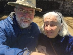 Dan, Ruth Bennett McDougal Dorrough; BT; Miami Wabash and Erie Canal Trail