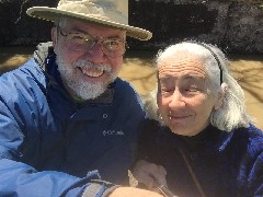 Dan, Ruth Bennett McDougal Dorrough; BT; Miami Wabash and Erie Canal Trail