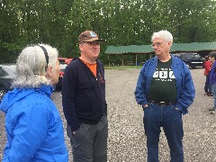 Ruth Bennett McDougal Dorrough; Randall Roberts; Steve Walker; BT; Findley State Park; Randalls Hike