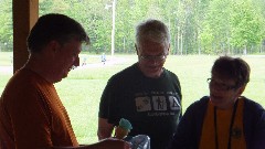 Randall Roberts; Steve, Karen Walker; BT; Findley State Park; Randalls Hike