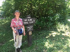 BT; Ruth Bennett McDougal Dorrough; BT; Ohio and Erie Towpath Trail, OH; Big Bend Trail Head