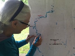 Ruth Bennett McDougal Dorrough; Silver Springs Park; Stow, OH; updating the BT Little Loop Challlenge map