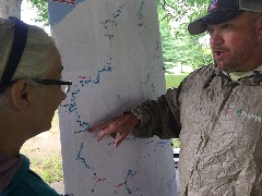 Ruth Bennett McDougal Dorrough; Jimmy Sunny Sunyak; Silver Springs Park; Stow, OH; updating the BT Little Loop Challlenge map