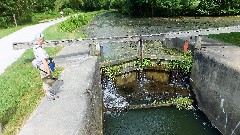 Ruth Bennett McDougal Dorrough; Lock 4; BT; Ohio and Erie Canal Towpath Trail, OH