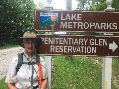 Ruth Bennett McDougal Dorrough; BT; Penitentary Glen Reservation, OH