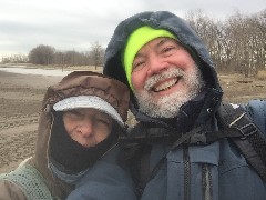 Ruth Bennett McDougal, Dan Dorrough; BT; Headlands Beach State Park, OH