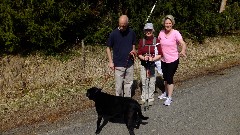 people we met on a road walk; BT; Wakefield Road, OH