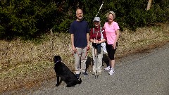 people we met on a road walk; BT; Wakefield Road, OH