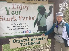 Ruth Bennett McDougal Dorrough; BT; Crystal Springs Trailhead, OH